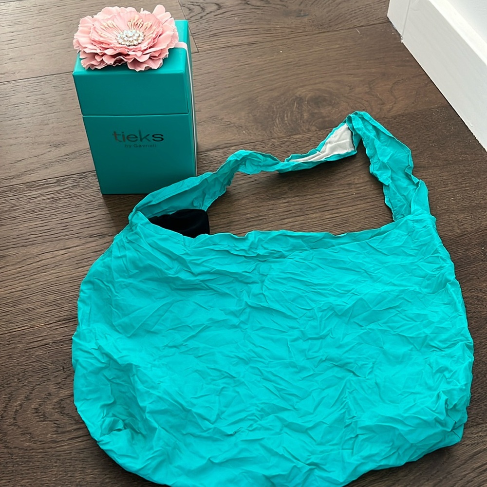 Tieks shoes box flower and tote
